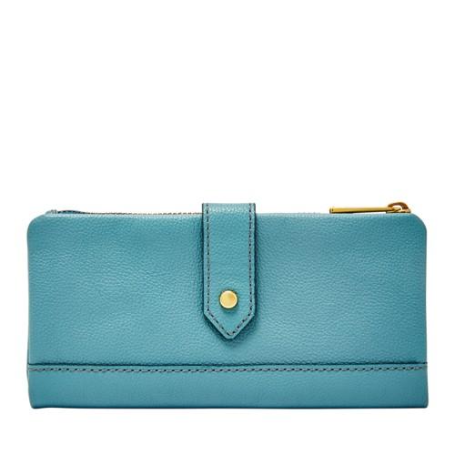 Fossil Lainie Clutch  Wallet Caribbean- Swl2060981