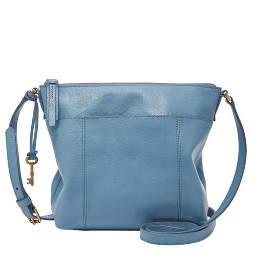 Fossil Jori Bucket Crossbody  Handbag Faded Indigo- Shb1714491