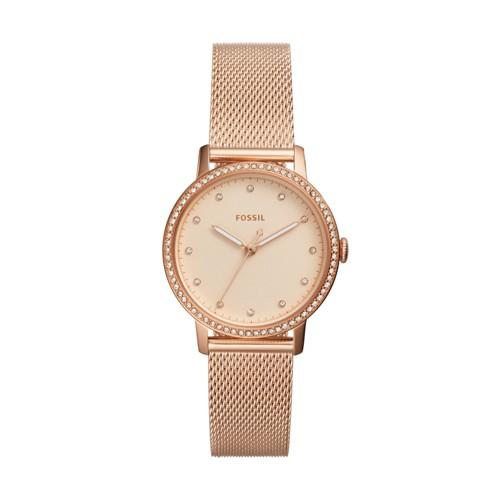 Fossil Neely Three-hand Rose Gold-tone Stainless Steel Watch  Jewelry - Es4365