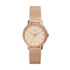 Fossil Neely Three-hand Rose Gold-tone Stainless Steel Watch  Jewelry - Es4365