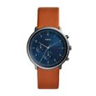 Fossil Chase Timer Chronograph Luggage Leather Watch  Jewelry - Fs5486