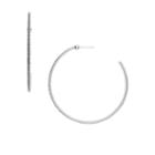 Fossil Textured Stainless Steel Hoops  Jewelry - Jof00501040