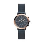 Fossil Hybrid Smartwatch - Q Neely Navy Stainless Steel   - Ftw5031