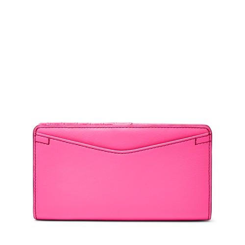 Fossil Caroline Rfid Slim Bifold Wallet  Wallet Neon Pink- Sl7353673