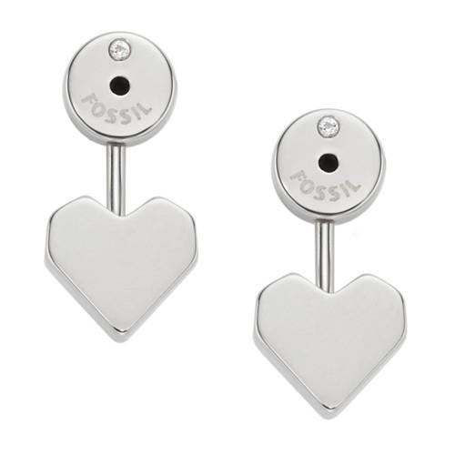 Fossil Heart Ear Jackets  Jewelry - Jf02553040