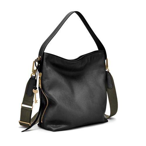Fossil Maya Hobo  Handbag Black- Zb6979001
