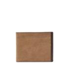 Fossil Cambon Rfid Traveler  Wallet Dark Brown- Sml1703201
