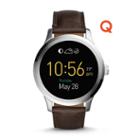 Fossil Q Founder Digital Display Brown Leather Watch Ftw20011