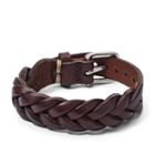 Fossil Braided Leather Bracelet Ja6687040