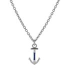 Fossil Anchor Steel Necklace  Jewelry - Jf02878040