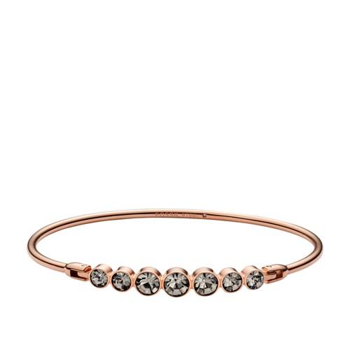 Fossil Pavã© Rose Gold-tone Steel Flex Cuff  Jewelry Rose Gold- Jof00190791