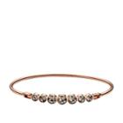 Fossil Pavã© Rose Gold-tone Steel Flex Cuff  Jewelry Rose Gold- Jof00190791