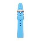 Fossil 22mm Light Blue Silicone Watch Strap   - S221113
