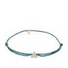 Fossil Triangle Green Nylon Bracelet  Jewelry - Jf03054710