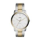 Fossil The Minimalist Three-hand Two-tone Stainless Steel Watch  Jewelry - Fs5441