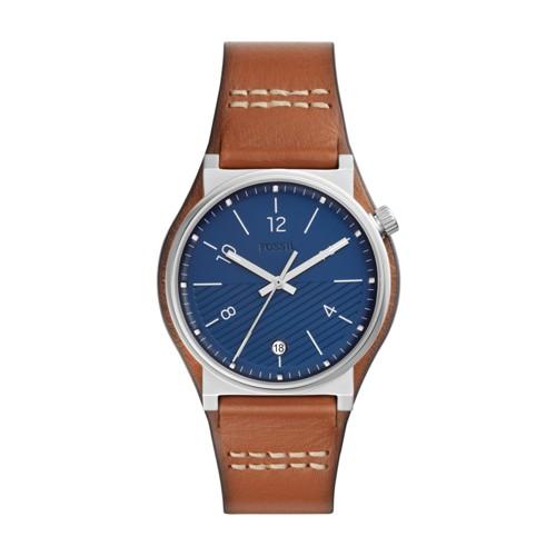 Fossil Barstow Three-hand Luggage Leather Watch  Jewelry - Fs5524