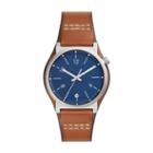 Fossil Barstow Three-hand Luggage Leather Watch  Jewelry - Fs5524