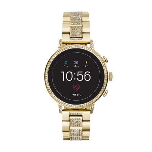 Fossil Gen 4 Smartwatch - Q Venture Hr Gold-tone Stainless Steel   - Ftw6012