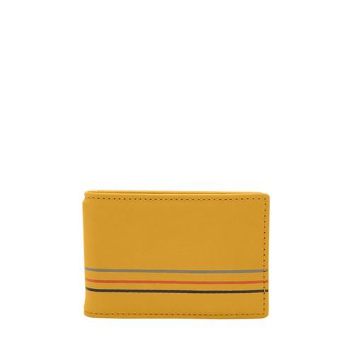 Fossil Leroy Money Clip Bifold  Wallets Mustard- Ml4067747