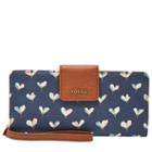 Fossil Madison Zip Clutch  Wallet Floral- Swl3086919
