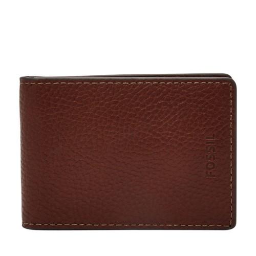 Fossil Tyler Rfid Front Pocket Wallet  Wallet Brown- Sml1561200