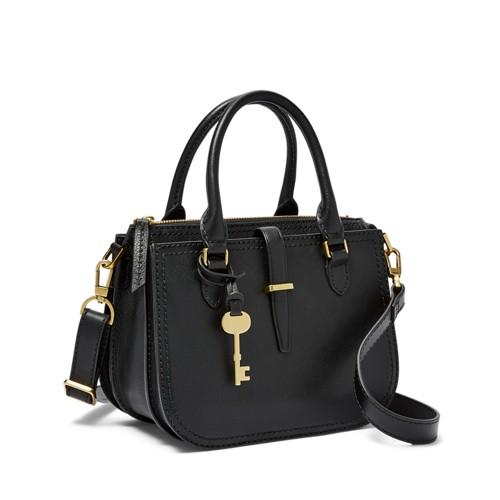 Fossil Ryder Mini Satchel  Handbag Black- Zb7587001