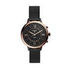 Fossil Hybrid Smartwatch - Q Jacqueline Black Stainless Steel   - Ftw5030