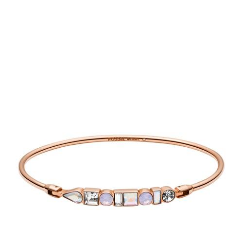 Fossil Heritage Shapes Rose Gold-tone Stainless Steel Bangle  Jewelry Rose Gold- Jof00481791