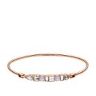 Fossil Heritage Shapes Rose Gold-tone Stainless Steel Bangle  Jewelry Rose Gold- Jof00481791