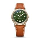 Fossil Swiss Fs-5 Series Brown Leather Watch Fsw1005 Green