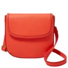 Fossil Fannie Convertible Crossbody  Handbags Neon Red- Shb2100634