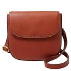 Fossil Fannie Convertible Crossbody  Handbags Medium Brown- Shb2099210