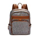 Fossil Ivy Backpack  Handbag Grey Multi- Shb1836258