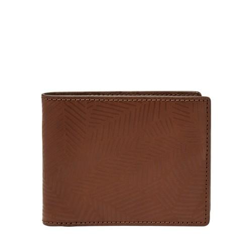 Fossil Roman Flip Id Bifold  Wallets Cognac- Ml4059222