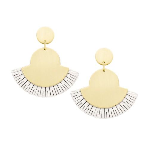 Fossil Fan Vanilla Earrings  Jewelry - Ja6939710