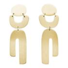 Fossil Geometric Gold-tone Brass Earrings  Jewelry Gold- Ja6988710