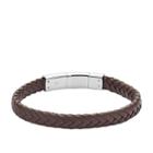 Fossil Vintage Casual Leather Bracelet  Jewelry - Jf02822040