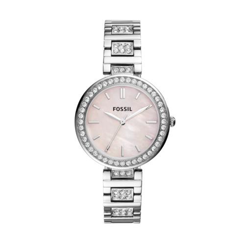 Fossil Karli Three-hand Stainless Steel Watch Jewelry - Bq3182