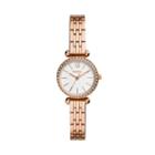 Fossil Tillie Mini Three-hand Rose Gold-tone Stainless Steel Watch  Jewelry - Bq3502