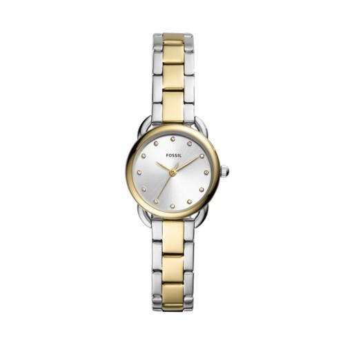 Fossil Tailor Mini Three-hand Two-tone Stainless Steel Watch  Jewelry - Es4498