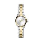 Fossil Tailor Mini Three-hand Two-tone Stainless Steel Watch  Jewelry - Es4498