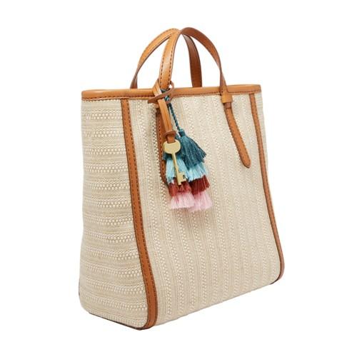 Fossil Camilla Convertible Small Backpack  Handbags Straw Stripe- Zb7738269