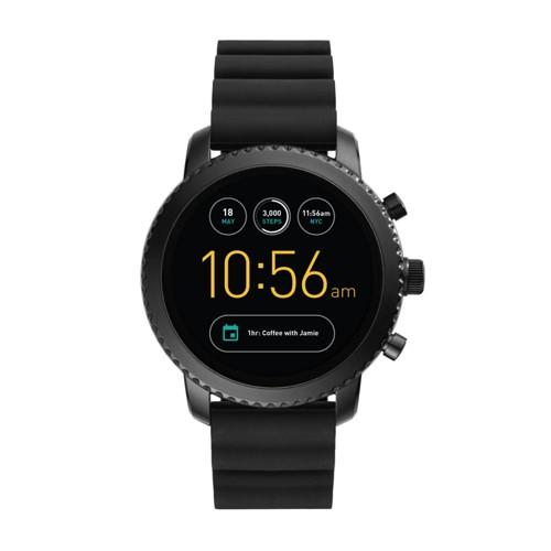 Fossil Gen 3 Smartwatch - Q Explorist Black Silicone  Jewelry - Ftw4005