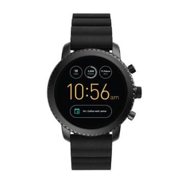 Fossil Gen 3 Smartwatch - Q Explorist Black Silicone  Jewelry - Ftw4005