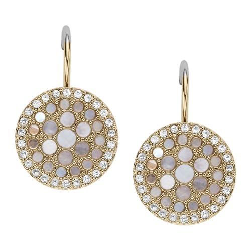Fossil Vintage Glitz Crystal Drop Earrings  Jewelry - Jf02601710