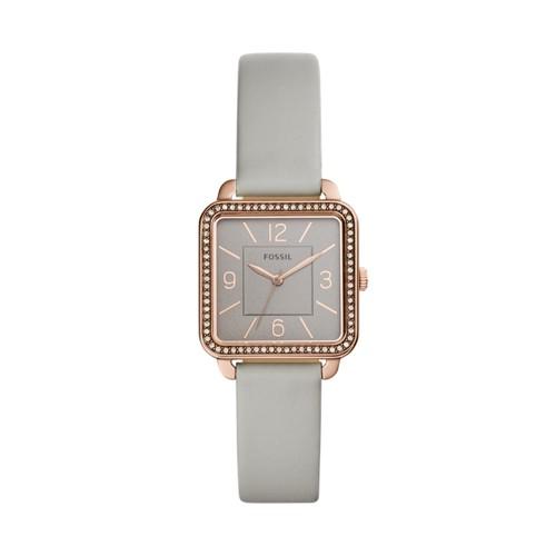 Fossil Shiloh Three-hand Gray Leather Watch  Jewelry - Bq3368ie