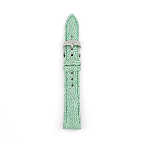 Fossil Leather 16mm Watch Strap - Mint   - S161007