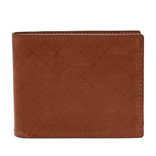 Fossil Exeter Rfid Traveler  Wallet Cognac- Sml1666222