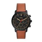 Fossil Goodwin Chronograph Luggage Leather Watch  Jewelry - Fs5501