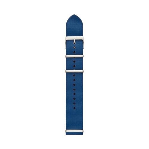 Fossil 22mm Navy Nylon Strap   - S221443